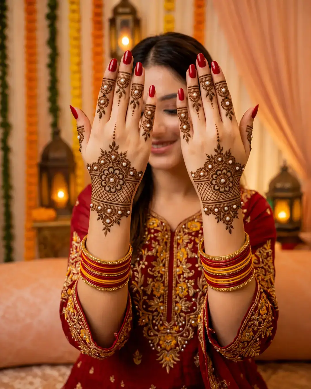 Mehandi Design Frame
